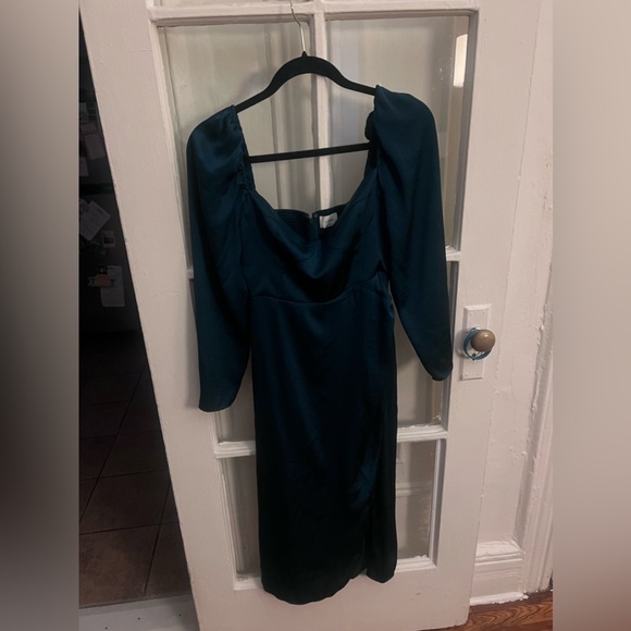 Green Wilfred Masquerade Dress, size 4, sold out! Wedding guest / fall dress - Picture 11 of 13